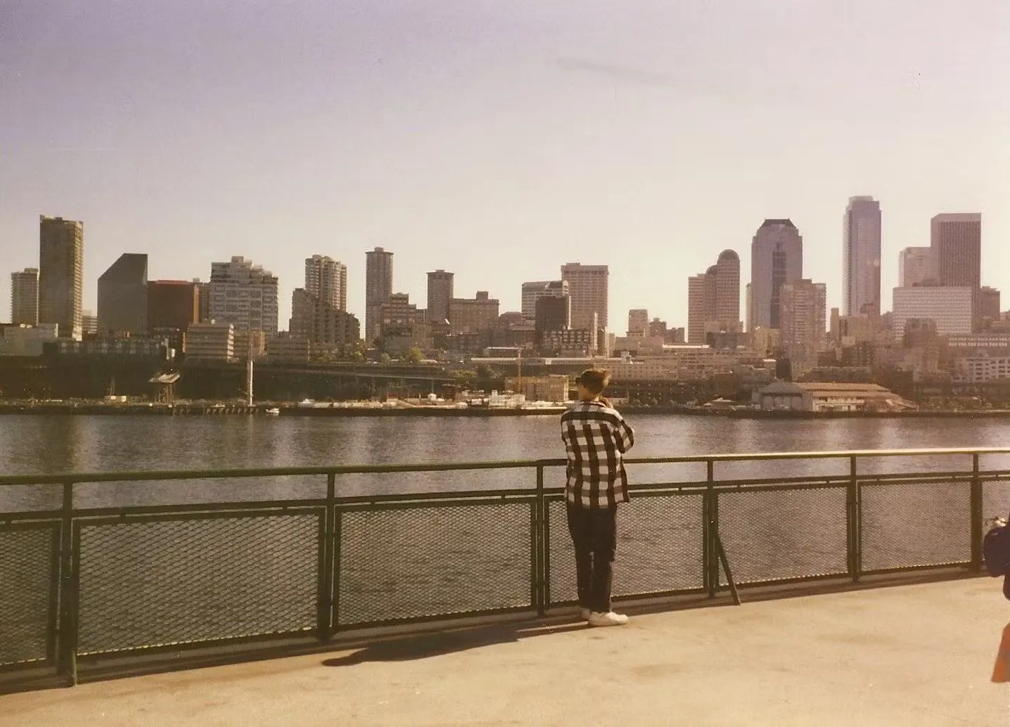 Me on Bainbridge Island ferry in Seattle, 1996